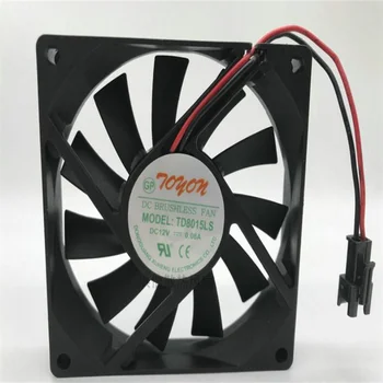 Оптовая продажа: оригинальный TD8015LS 12V 0.08A 8015 80*80* 15-мм двухпроводной вентилятор охлаждения