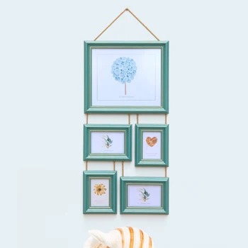 Семейный портрет Европейская креативная комбинированная рамка с несколькими звеньями, диван Kong Quelan, гостиная, спальня, детская фоторамка