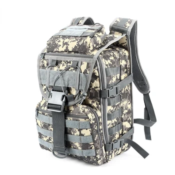 Походный рюкзак для путешествий, Походов на открытом воздухе, Спортивный рюкзак, Тактический Рюкзак, Мужская Армейская Штурмовая сумка Molle System