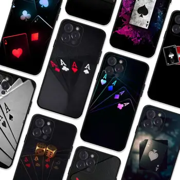 Чехол Для телефона Poker Для iPhone 8 7 6 6S Plus X SE 2020 XR XS 14 11 12 13 Mini Pro Max Мобильный Чехол