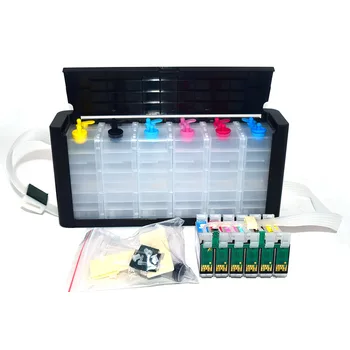 6 Цветных СНПЧ 85N T0851N-T0856N Оптом с дуговым чипом для принтера Epson 1390