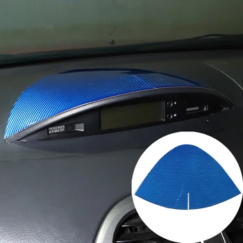 Для Mitsubishi Eclipse 2006-2011, наклейка на CD панель приборной панели автомобиля из мягкого углеродного волокна, Автомобильные аксессуары