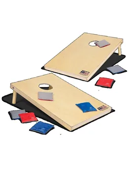 EastPoint Sports 2 ' x 3' Cornhole Boards - Набор для подбрасывания мешочков из натурального дерева с 8 мешочками для фасоли