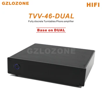 TVV-46-ДВУХКАНАЛЬНЫЙ аудиоусилитель с поддержкой Hi-Fi, полностью дискретный RIAA MM, с проигрывателями на базе ДВОЙНОЙ схемы TVV-46