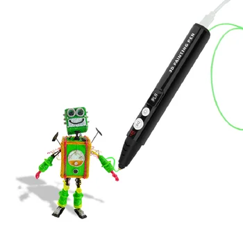 Детская 3D Высокотемпературная Ручка для 3D Рисования, Ручка для печати Каракулей, 3D Карандаш для Детей и Взрослых, рисунок 