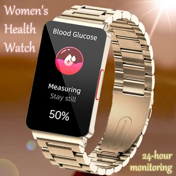 Женские Умные часы для здоровья, ЭКГ + PPG, Температура, частота сердечных сокращений, кислород в крови, Женские часы, Водонепроницаемые спортивные Мужские умные часы для Huawei