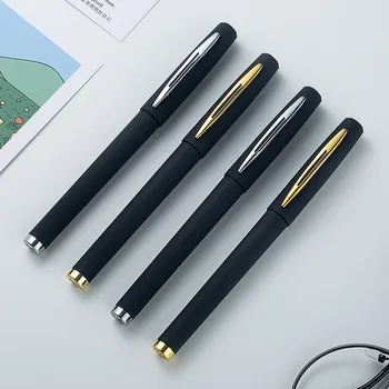 Деловая ручка для подписи, Индивидуальная печать, Черная ручка-роллер, Рекламная ручка, Водяная ручка, Индивидуальная гравировка пера