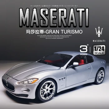 Bburago 1:24 Maserati President GT Модель автомобиля для литья под давлением, модель автомобиля из сплава, имитация украшения автомобиля, коллекция подарочных игрушек
