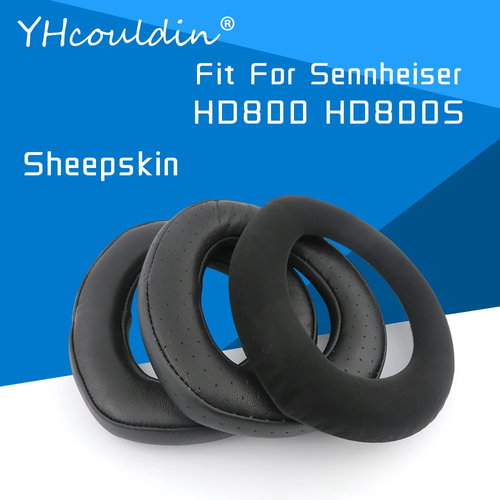 Амбушюры YHcouldin для Sennheiser HD800 HD800S, амбушюры из овчины, оголовье, чехлы для замены наушников 0