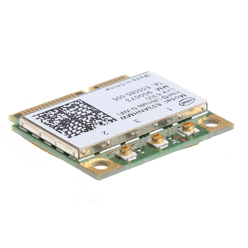 Беспроводная карта Mini PCI-E 450 Мбит/с, Двухдиапазонная IEEE 802.11a/b/g/n для Intel 6300 633ANHMW, Универсальный челночный корабль 5