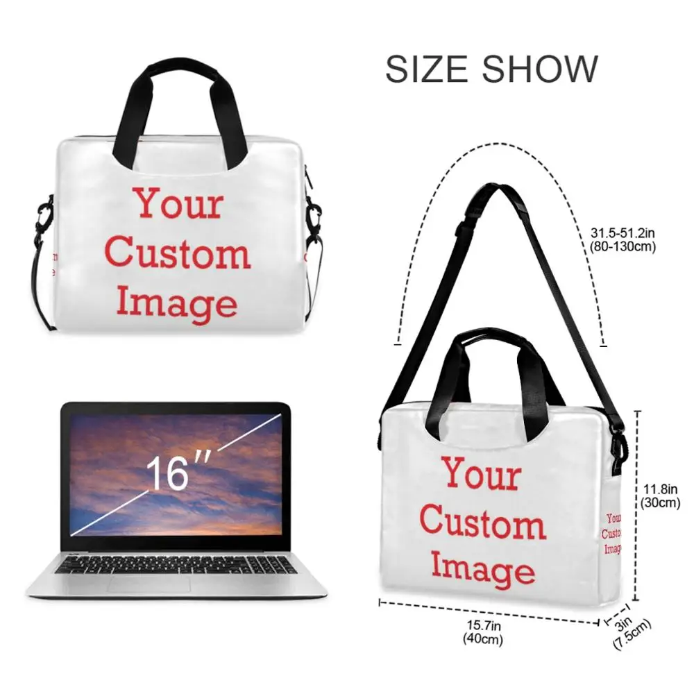 Бизнес-портфель с индивидуальным рисунком, Мужская Женская сумка, сумка для ноутбука, сумки через плечо, мужские дорожные сумки 1