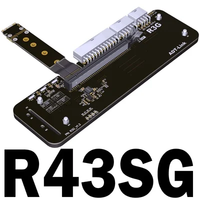 Видеокарта ноутбука R3G, внешняя для док-станции M.2 nvme PCIe 3.0 /4.0x4, на полной скорости поддерживает только интерфейс M.2 NVMe 5