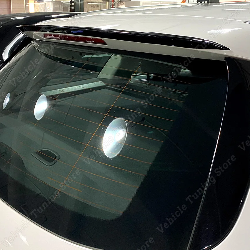 Глянцевый Черный Автомобильный Задний Спойлер на крыше, Комплекты для Кузова Mercedes Benz C-Class Wagon S205 Хэтчбек 2015 2016 2017 2018 2019 2020 4