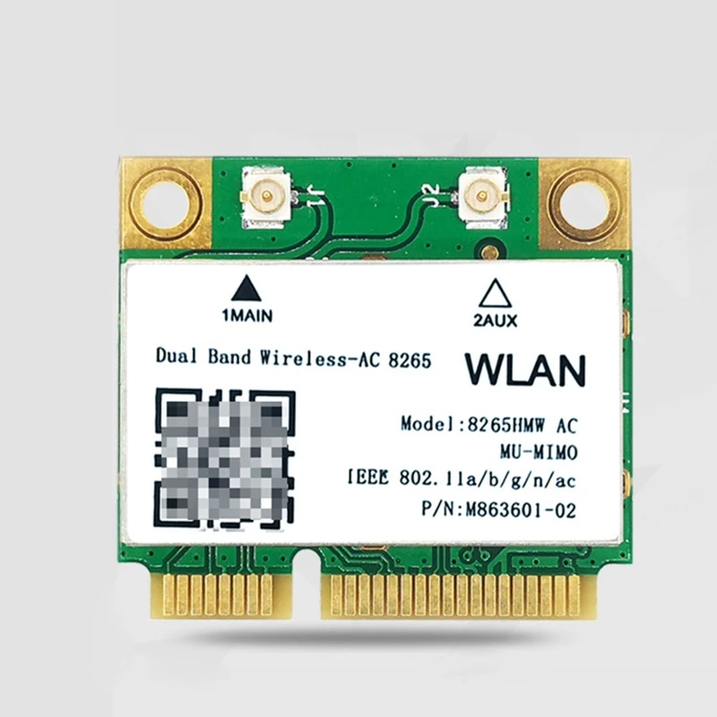 Двухдиапазонная Беспроводная-AC 8265HMW Half Mini Pci-e Беспроводная Wifi BT-совместимая карта Wlan 4.2 для Intel Для Asus Acer Dell 24BB 4