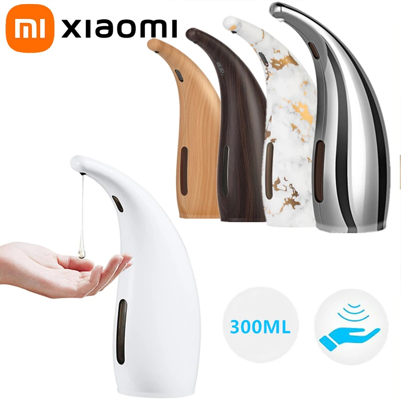 Дозатор мыла Xiaomi 300 мл, Автоматический дозатор жидкого мыла, инфракрасный умный датчик, Кухонные Бесконтактные дозаторы Шампуня с пеной 0