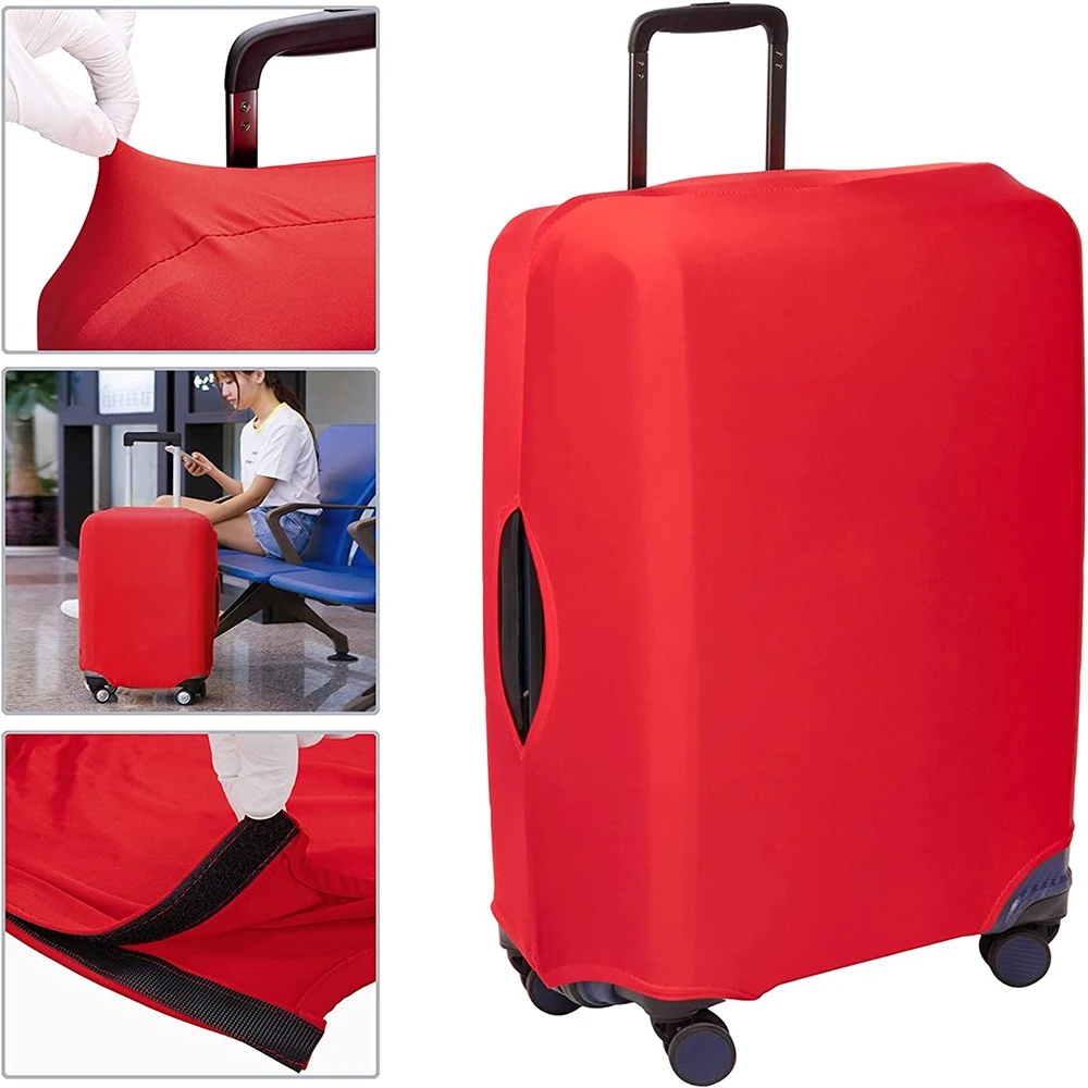 Дорожный багаж, Эластичный утолщенный защитный чехол для 18-32-дюймового чемодана, чехол-тележка, аксессуары, чехлы с выгравированным рисунком 3