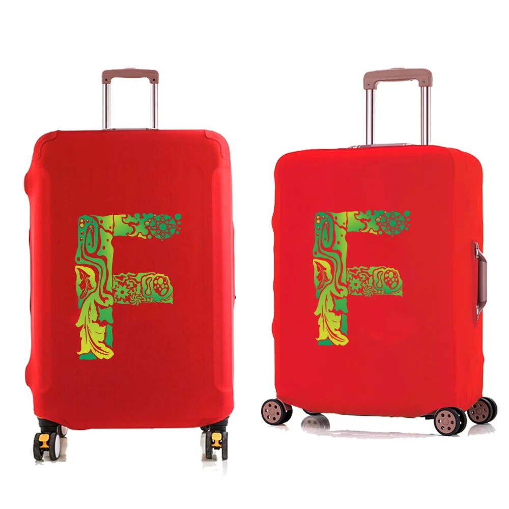 Дорожный багаж, Эластичный утолщенный защитный чехол для 18-32-дюймового чемодана, чехол-тележка, аксессуары, чехлы с выгравированным рисунком 5