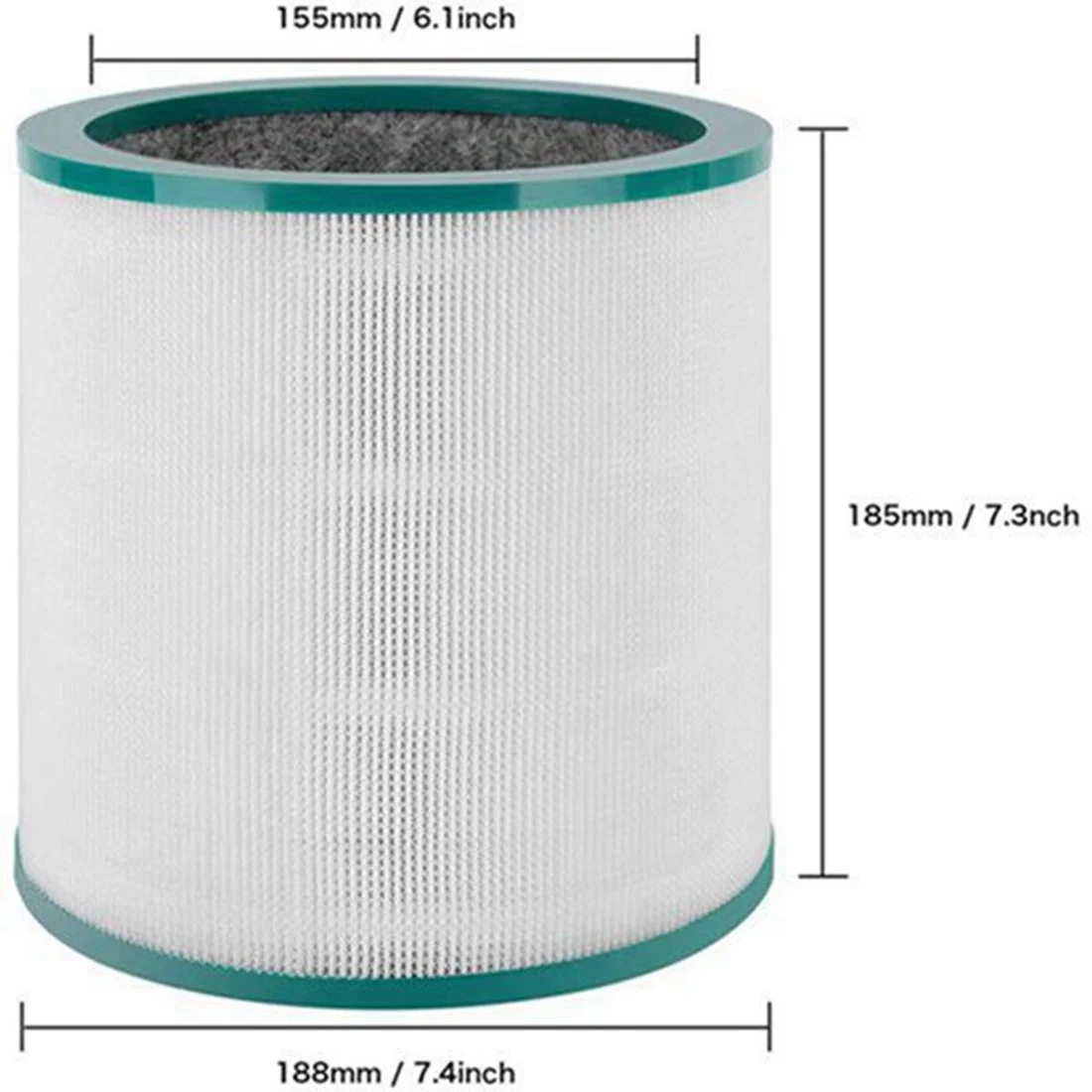 Замена фильтра воздухоочистителя Совместима для Dyson Tower Pure Hot Cool Link TP01, TP02, TP03, AT11, BP01, часть 968126-03 1