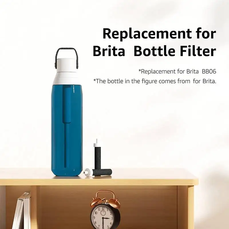 Запасные части Фильтры для бутылок с водой с активированным углем для BB06, жесткий край, Фильтры для спортивных бутылок, количество 10 5