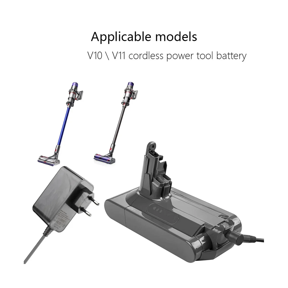 Зарядное устройство для Пылесоса Dyson V10 V11 V15 SV12 SV15 Замена Линии Зарядки Аккумулятора Адаптер Питания 30,45 В/1.1A EU Plug 4