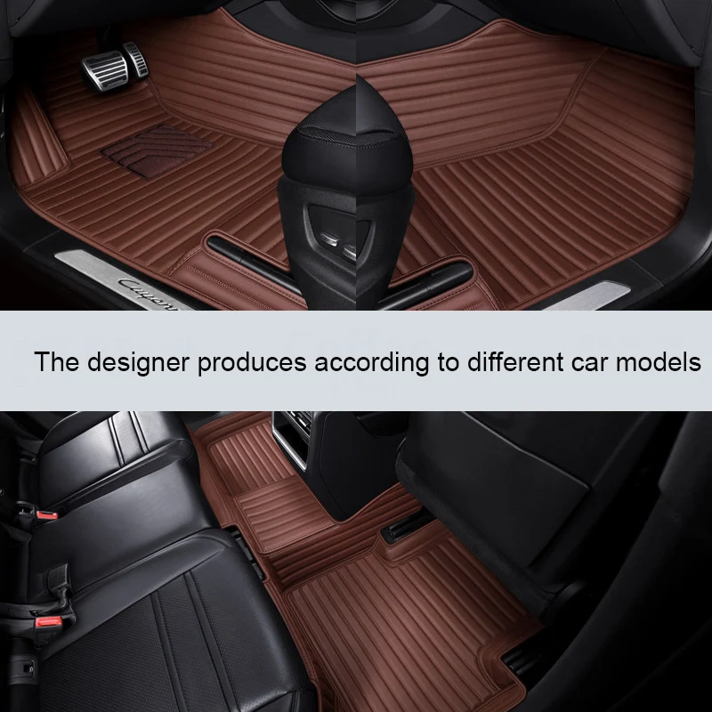 Изготовленные На Заказ Автомобильные Коврики из искусственной Кожи для Mercedes S Class W223 4 Seat 2021-2022 Года Детали Интерьера Автомобильные Аксессуары Ковер 5