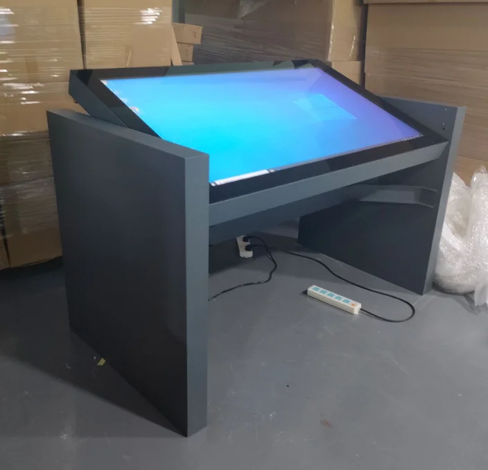 Изготовленный на заказ 43 49 55 65 70-дюймовый интерактивный кофейный столик с несколькими сенсорными экранами WIFI, игровой сенсорный экран 