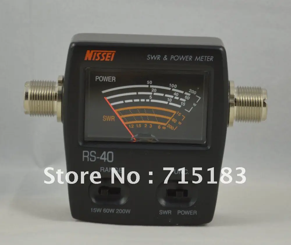 Измеритель КСВ NISSEI RS-40 в диапазоне 144/430 МГц, измеряемый в диапазоне 200 Вт, RS40 измеритель КСВ мощности, заменяющий redot 1050A 1