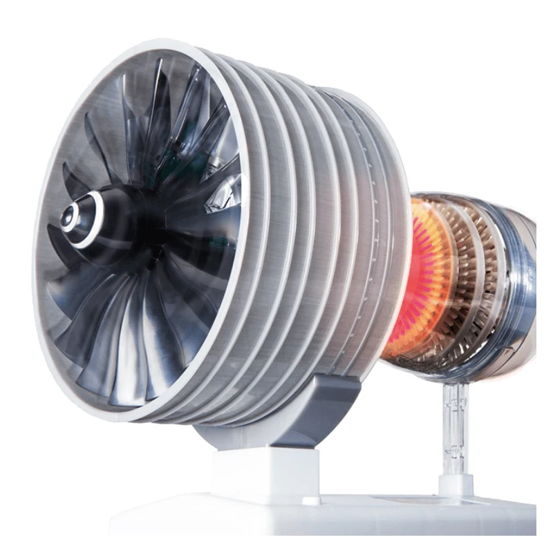 Имитационная модель двигателя реактивного самолета Aerojet Turbofan Engine Подвижная игрушка DIY Assembl Kit 2