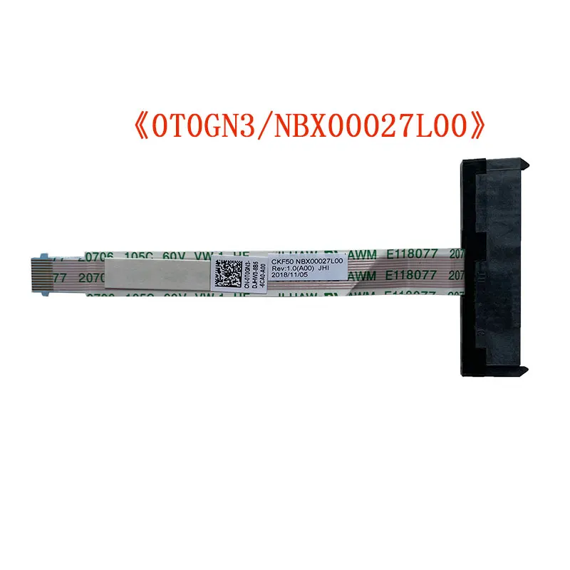 Кабель для жесткого диска SATA CN-0T0GN3 NBX00027L00 для Dell Inspiron 15-7590 7790 7591 G3-3590 G3-3500 G5-5500 5587 G5-5590 G7-7577 1