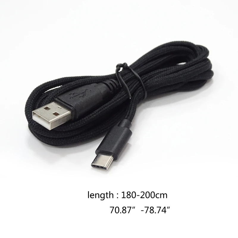 Кабель для зарядки мыши USB Type C, сменная ремонтная деталь для мыши и клавиатуры 5