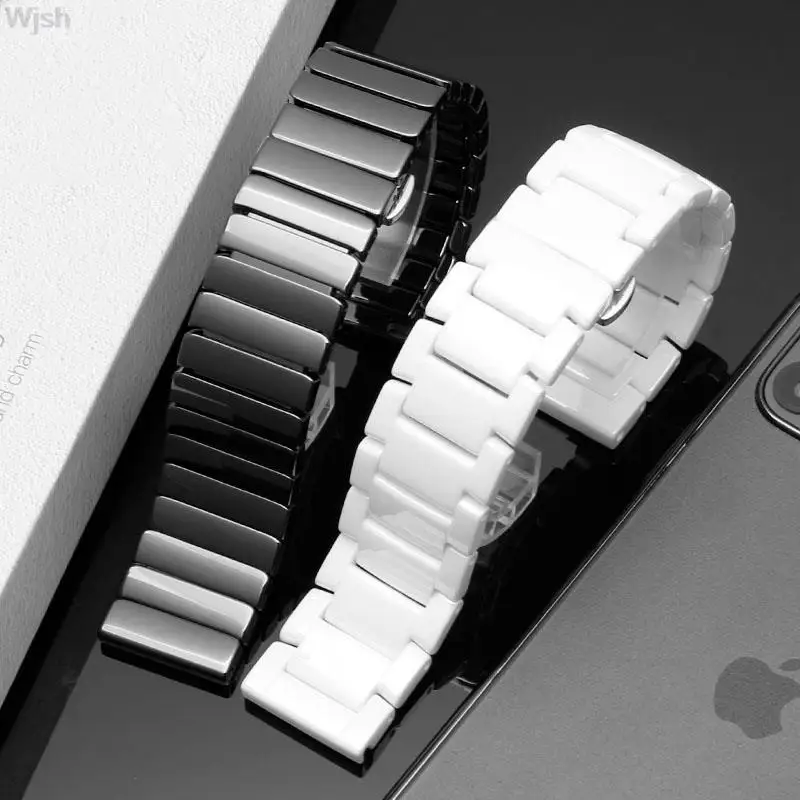 Керамический ремешок для смарт-браслета Huawei Watch GT2e/GT2 46 мм Honor Magic 2 из нержавеющей стали для браслета GT 2e 0