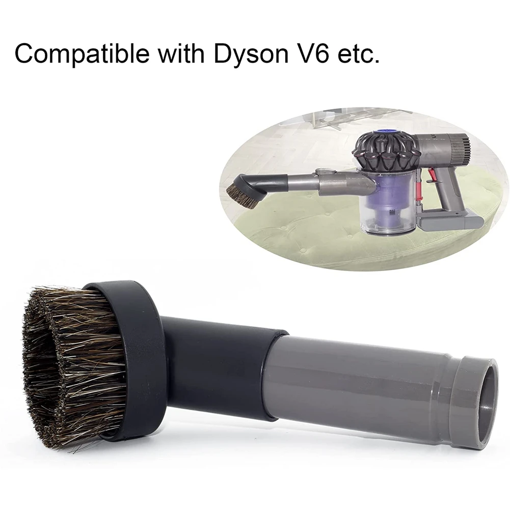 Конский волос 1,25 дюйма, насадка для вакуумной щетки, адаптер для шланга для пылесоса Dyson V15, V11, V10, V8, V7, V6 4