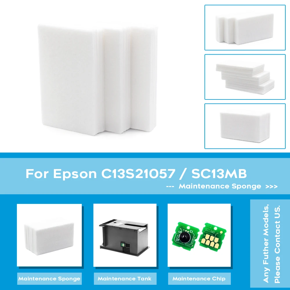 Коробка для обслуживания чернил Губка Для Epson T3100 T3170 T2170 T3160 F500 F530 F540 F570 T3480 T5180 T3180 T2100 Накладка для бака для отходов принтера 1