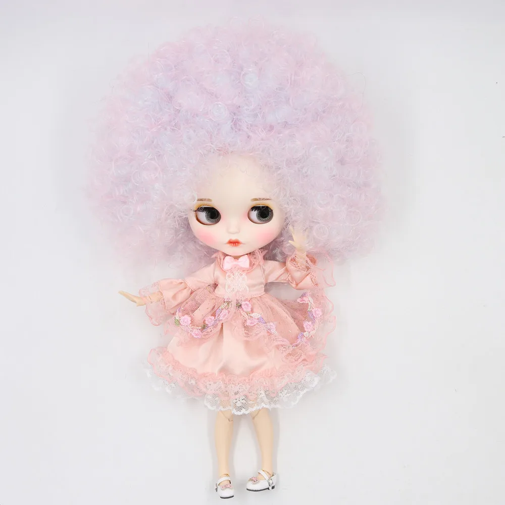 Ледяная кукла DBS Blyth 30 см, индивидуальное лицо с совместным телом, розовые смешанные волосы для 1/6 BJD girl gift BL6909/QE126 1