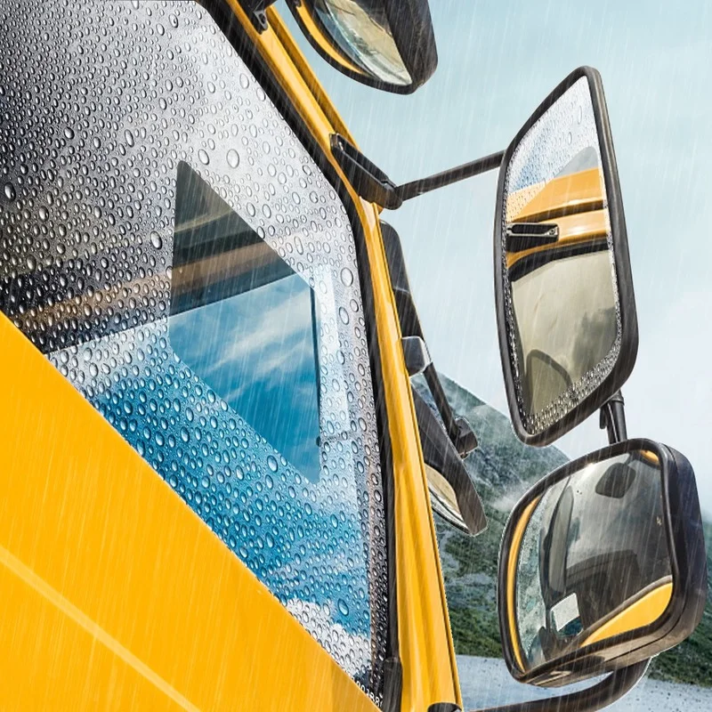 Многоразмерные автомобильные зеркала заднего вида для грузовиков, непромокаемая пленка, Оконное стекло, Противотуманные, антибликовые прозрачные водонепроницаемые пленки-наклейки 4