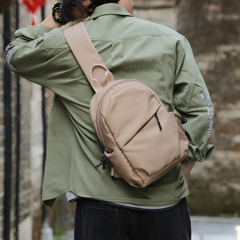 Мужская сумка через плечо, противоугонный многофункциональный водонепроницаемый школьный рюкзак, Модные поясные сумки для коротких поездок, Нагрудная сумка-мессенджер 0