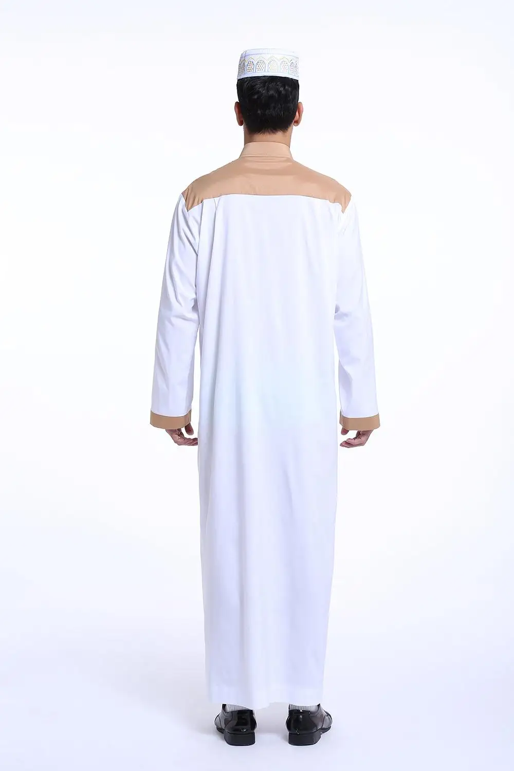 Мусульманская Исламская одежда Мужчины Джубба Тобе Длинный Халат Саудовский мусульманин Рамадан Одежда Абайя Кафтан Джалабия Дубай Арабское Платье Традиционное 1