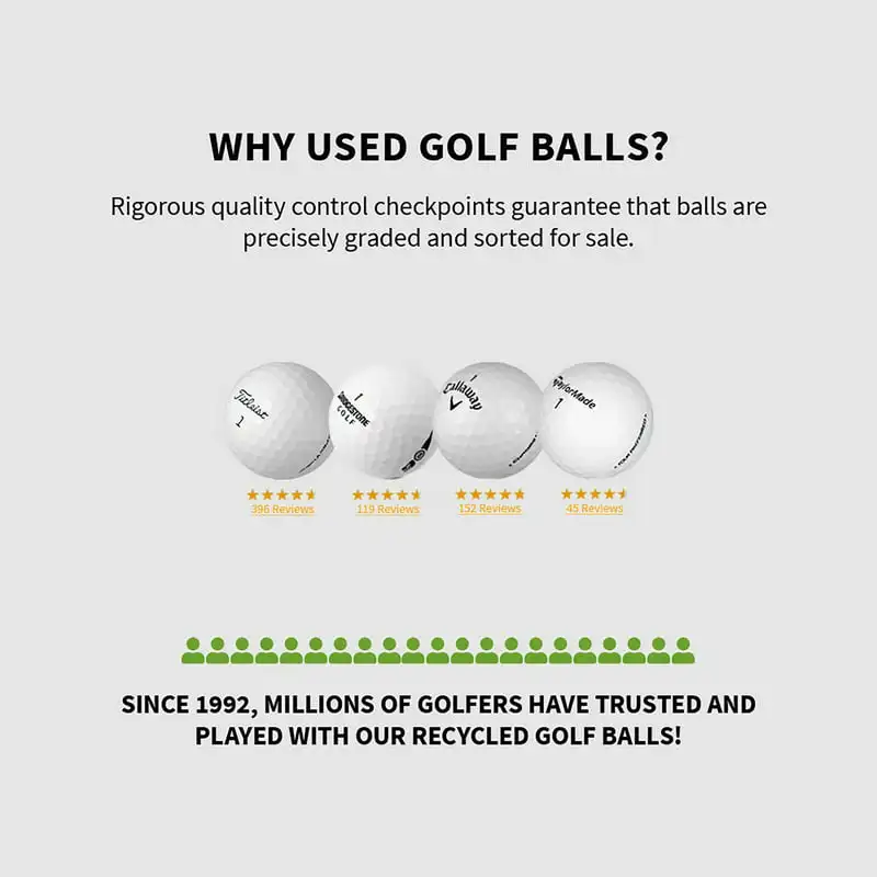 Мятое качество 50 мячей для гольфа-высокоэффективные мячи для гольфа на большую дальность и точные выстрелы 2