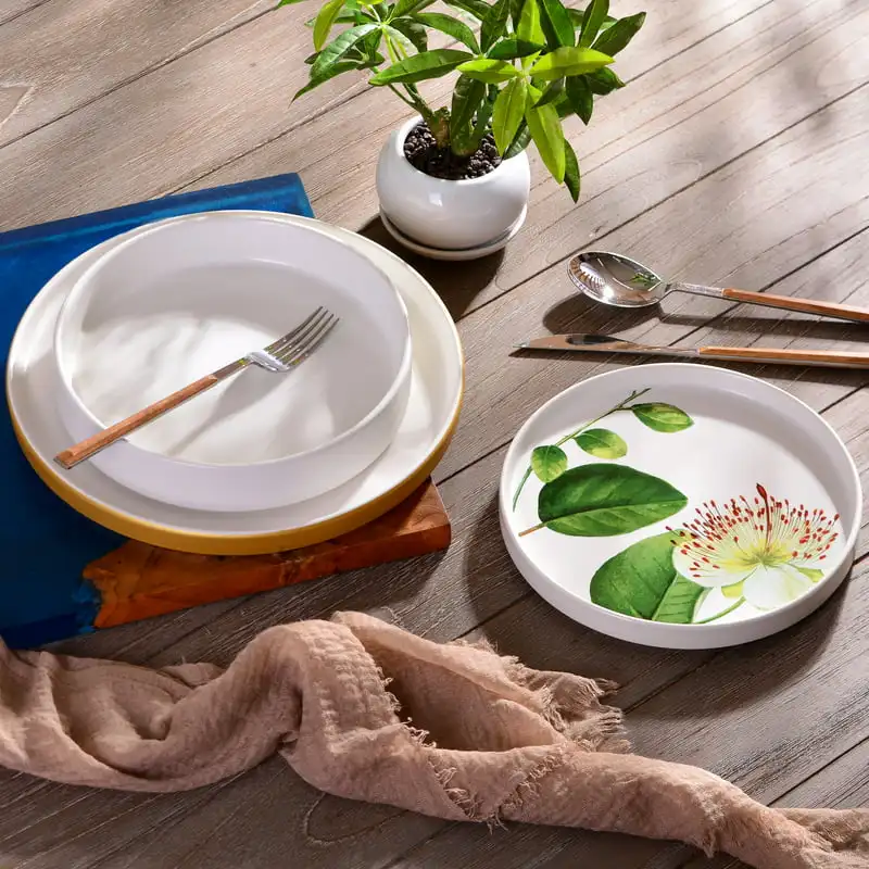 Набор посуды Bloom White из 12 предметов RS, подарок для ресторана и дома 1