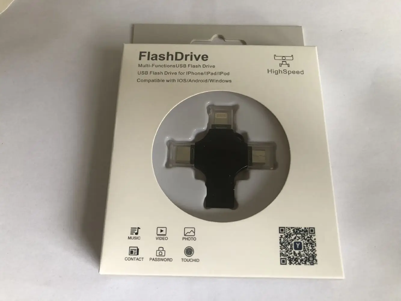 Новый Флеш-накопитель Type c Otg Usb Flash Drive 3,0 Для Iphone ipad Android 32 ГБ 64 ГБ 128 ГБ 256 ГБ 512 ГБ 1 ТБ 2 ТБ Флешка 4в1 3