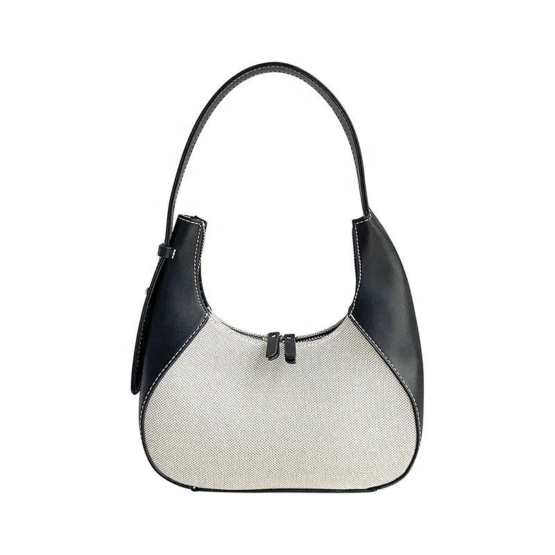 Новый дизайн, женские сумки из искусственной кожи, женская Винтажная сумка на Плечо, женская холщовая сумка-тоут 5