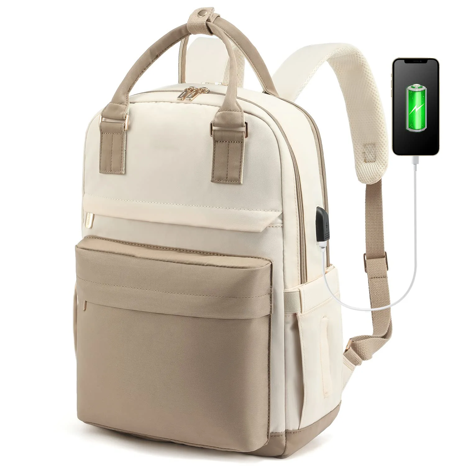 Новый женский модный рюкзак большой емкости с USB-портом для зарядки, рюкзак для ноутбука, портативная дорожная сумка, школьный ранец 0