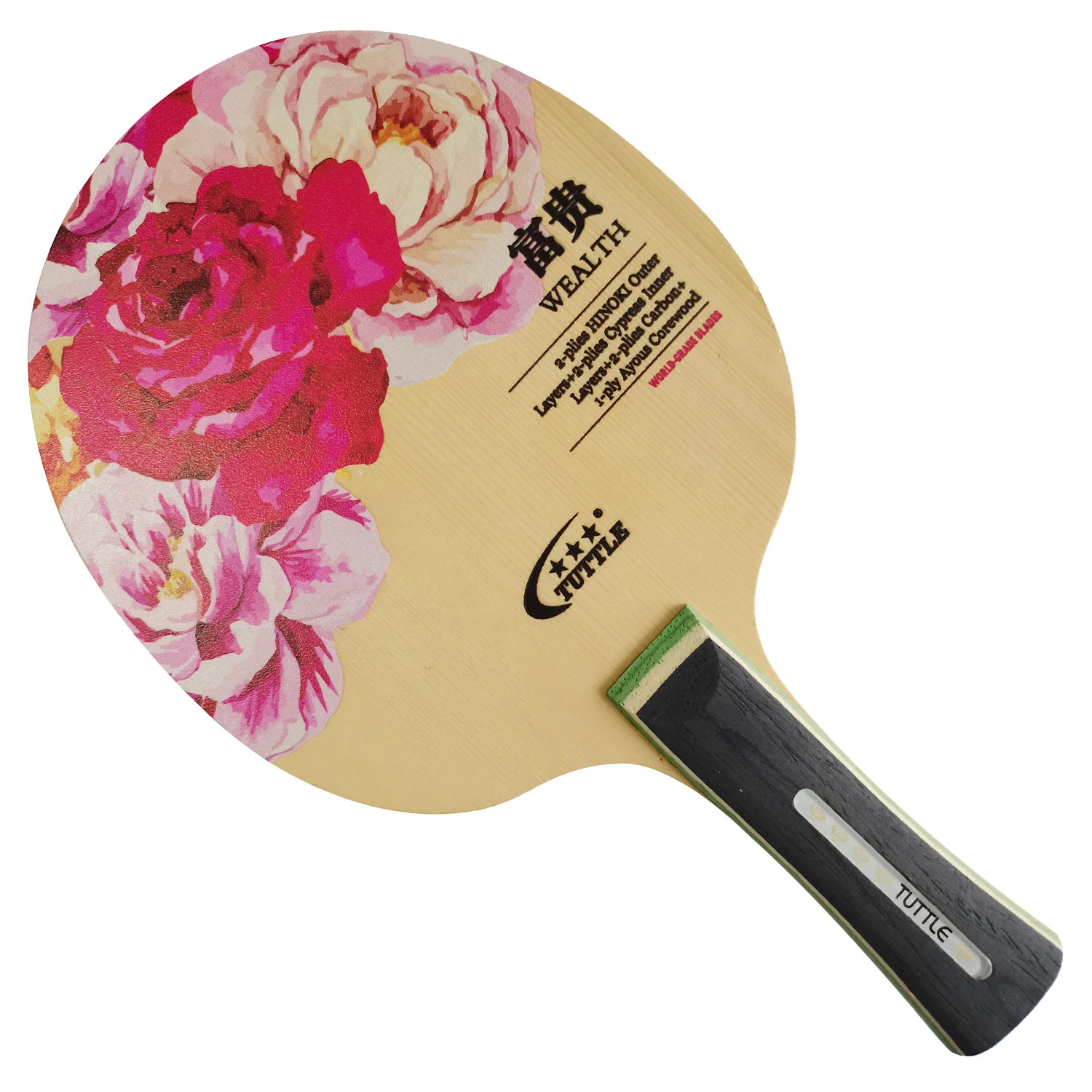 Оригинальная ракетка для настольного тенниса TUTTLE WEALTH RONGHUA Blade, бита для пинг-понга, лопатка 0