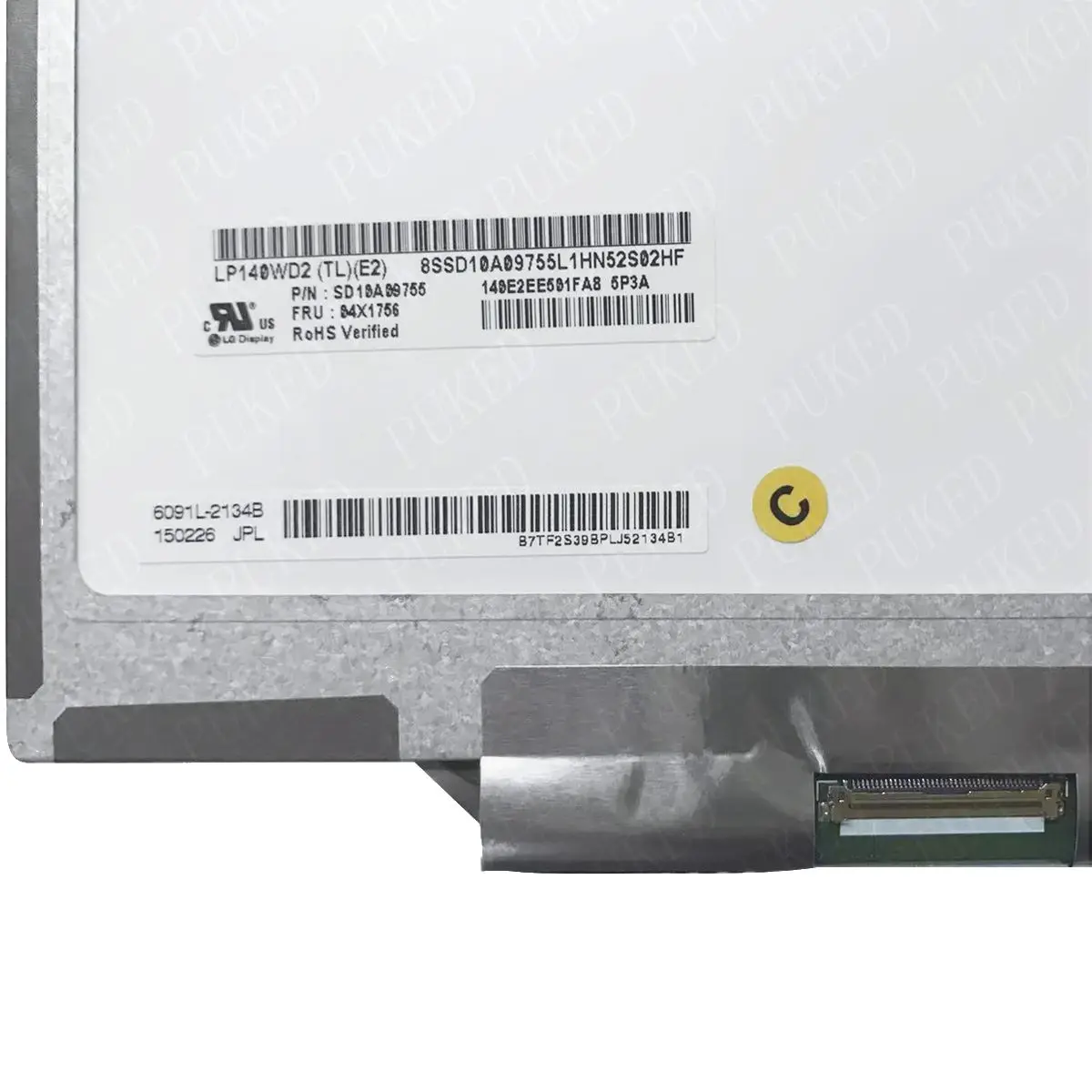 Оригинальный для ноутбука Lenovo Thinkpad X1 Carbon ЖК-светодиодный экран LP140WD2-TLE2 LP140WD2 (TL) (E2) 1600*900 FRU 04X1756 2