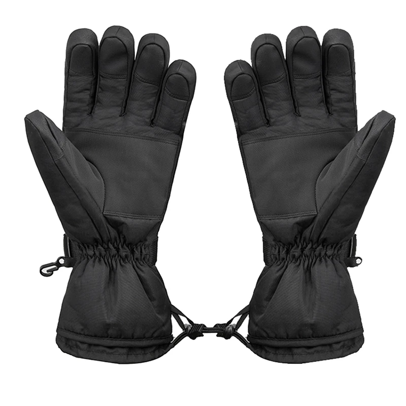 Перчатки с подогревом 5 В, 4000 мАч, Электрические перчатки, перчатки с сенсорным экраном, зимние перчатки с подогревом для езды на Велосипеде, катания на лыжах 5