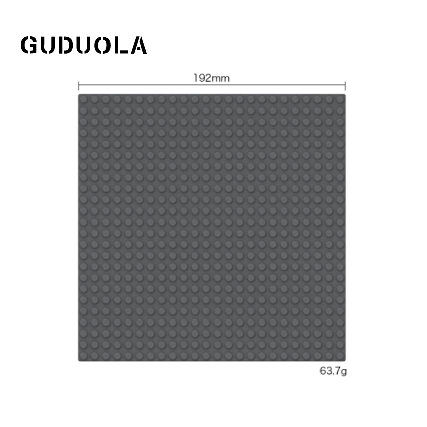 Плита с мелкими частицами Guduola 24x24 367a MOC В сборе Детали строительного блока фундаментная плита/низкая доска/ низкий кирпич 2 шт./лот 1
