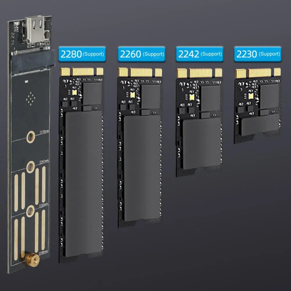 Полезный SSD-накопитель Plug Play с компактным корпусом M.2 NGFF SATA PCIe к USB3.1 Корпус твердотельного накопителя С поддержкой жесткого диска емкостью 2 ТБ 2
