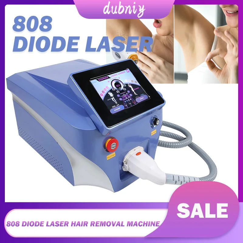 Портативные длины волн: 755 нм/808 нм/ 1064 нм Диодный лазер Для удаления волос с охлаждающей головкой Безболезненный лазерный Эпилятор 0