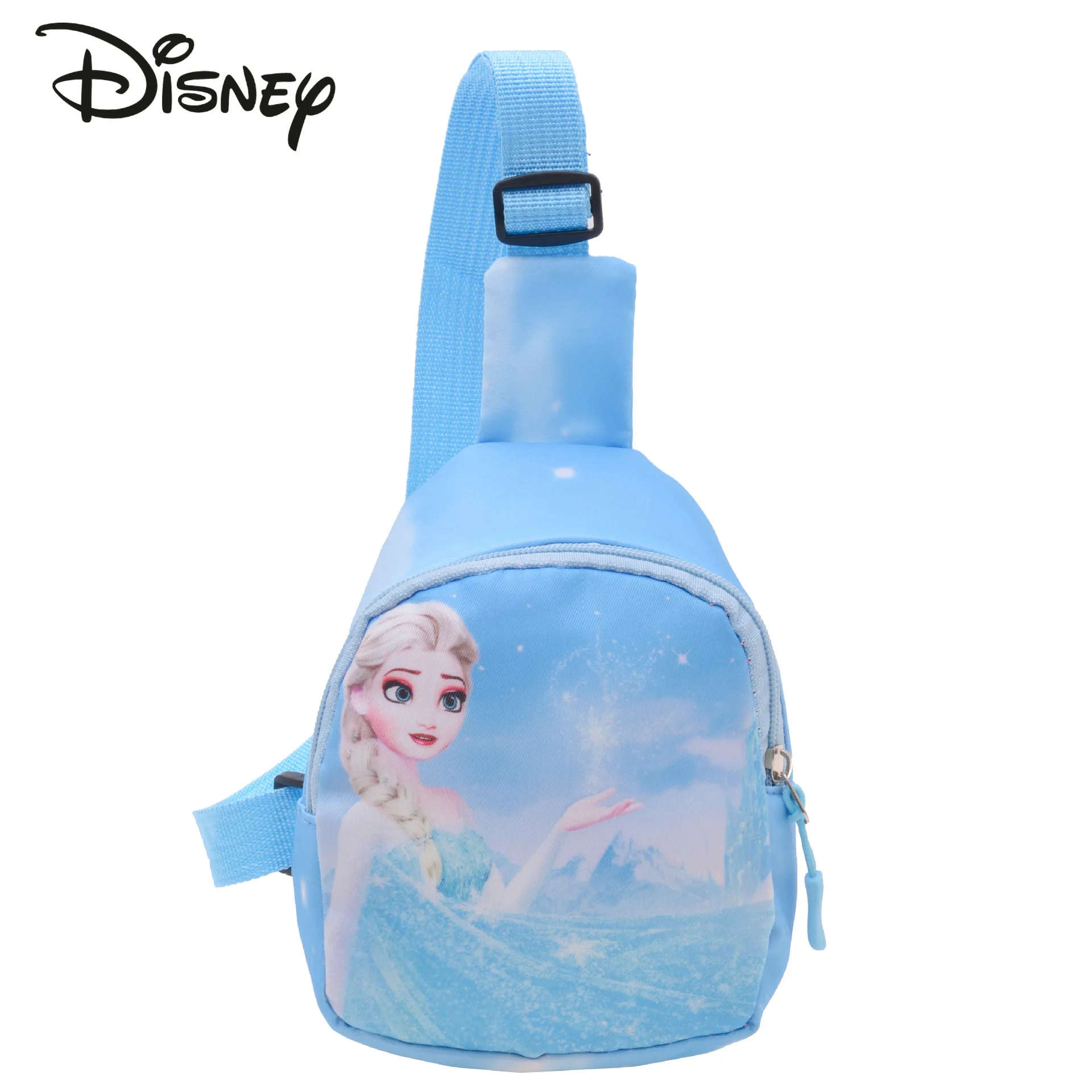 Принцесса Диснея Новая детская нагрудная сумка Модная высококачественная спортивная нагрудная сумка Мультяшная многофункциональная детская сумка-мессенджер 2