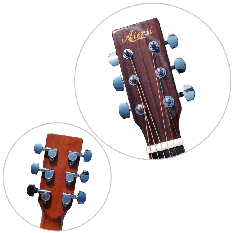 Продается акустическая гитара Aiersi brand custom guitar music cutaway 2